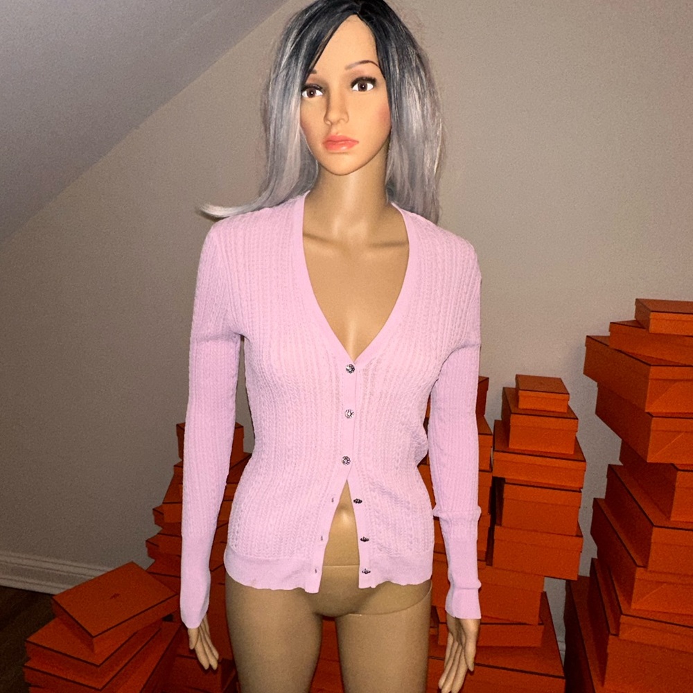 Zara pink cardigan L